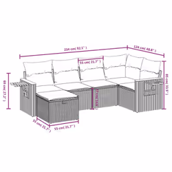 VidaXL 3265514 set mobili da esterno
