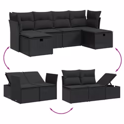 VidaXL 3265556 set mobili da esterno