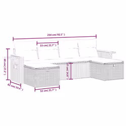 VidaXL 3265557 set mobili da esterno