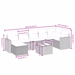 VidaXL 3265770 set mobili da esterno - Vista aggiuntiva 3