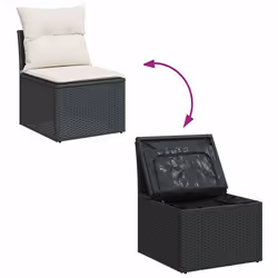 VidaXL 3274706 set mobili da esterno - Vista aggiuntiva 7