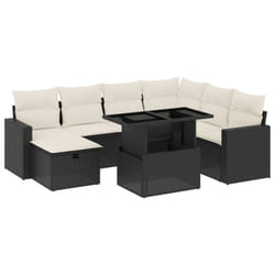 VidaXL 3274836 set mobili da esterno Crema, Bianco