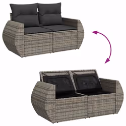 VidaXL 3275130 set mobili da esterno - Vista aggiuntiva 8