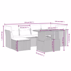 VidaXL 3275480 set mobili da esterno - Vista aggiuntiva 4
