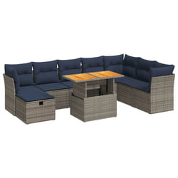 VidaXL 3275518 set mobili da esterno Blu marino