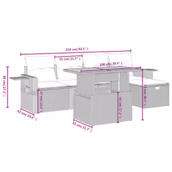 VidaXL 3275694 set mobili da esterno - Vista aggiuntiva 3