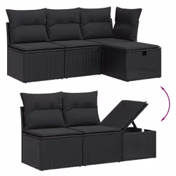 VidaXL 3275817 set mobili da esterno Grigio chiaro - Vista aggiuntiva 3
