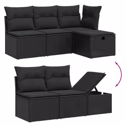 VidaXL 3275929 set mobili da esterno Grigio chiaro - Vista aggiuntiva 3