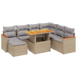 VidaXL 3276055 set mobili da esterno Grigio chiaro