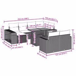 VidaXL 3276506 set mobili da esterno - Vista aggiuntiva 3