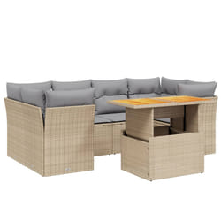 VidaXL 3270688 set mobili da esterno Grigio chiaro