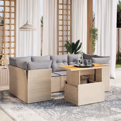 VidaXL 3270688 set mobili da esterno Grigio chiaro - Vista aggiuntiva 2