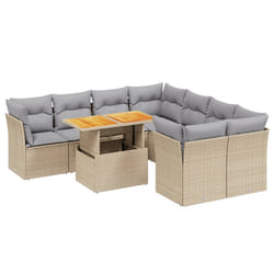 VidaXL 3270723 set mobili da esterno Grigio chiaro