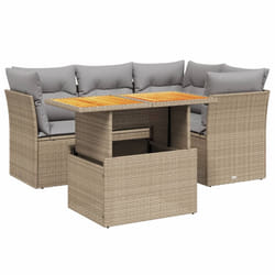 VidaXL 3270814 set mobili da esterno Grigio chiaro