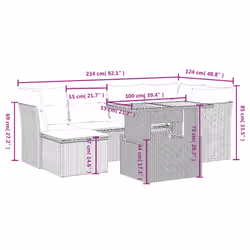 VidaXL 3270937 set mobili da esterno
