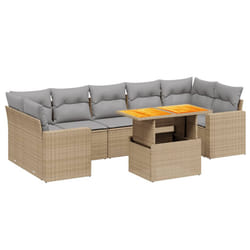 VidaXL 3271227 set mobili da esterno Grigio chiaro