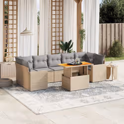 VidaXL 3271227 set mobili da esterno Grigio chiaro - Vista aggiuntiva 2