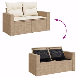 VidaXL 3271240 set mobili da esterno - Vista aggiuntiva 7