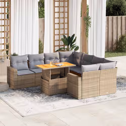 VidaXL 3271241 set mobili da esterno Grigio chiaro - Vista aggiuntiva 2