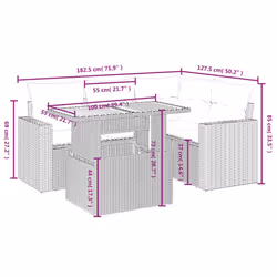 VidaXL 3271293 set mobili da esterno