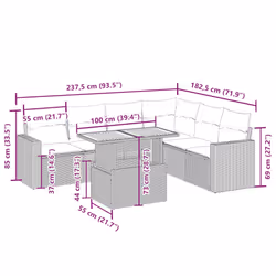 VidaXL 3271331 set mobili da esterno - Vista aggiuntiva 3