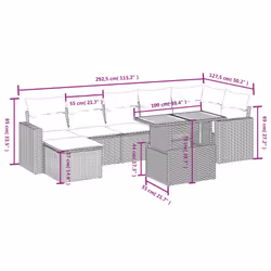 VidaXL 3271422 set mobili da esterno - Vista aggiuntiva 3