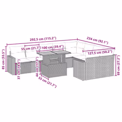 VidaXL 3271469 set mobili da esterno