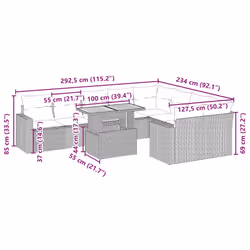 VidaXL 3271471 set mobili da esterno - Vista aggiuntiva 3
