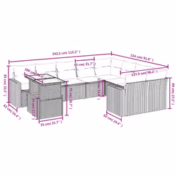 VidaXL 3271475 set mobili da esterno
