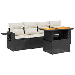 VidaXL 3271630 set mobili da esterno Crema, Bianco