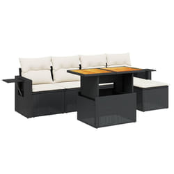 VidaXL 3271728 set mobili da esterno Crema, Bianco