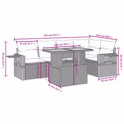 VidaXL 3271741 set mobili da esterno - Vista aggiuntiva 3