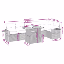 VidaXL 3271762 set mobili da esterno - Vista aggiuntiva 3