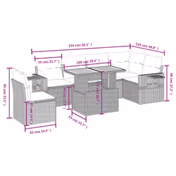 VidaXL 3271780 set mobili da esterno - Vista aggiuntiva 3