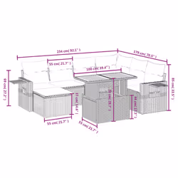 VidaXL 3271863 set mobili da esterno