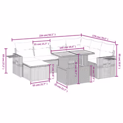 VidaXL 3271864 set mobili da esterno - Vista aggiuntiva 3