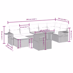 VidaXL 3271865 set mobili da esterno - Vista aggiuntiva 3