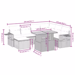 VidaXL 3271870 set mobili da esterno - Vista aggiuntiva 3