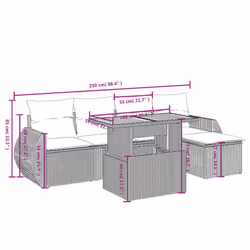 VidaXL 3272168 set mobili da esterno - Vista aggiuntiva 3