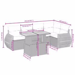 VidaXL 3272189 set mobili da esterno - Vista aggiuntiva 3