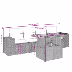 VidaXL 3272511 set mobili da esterno