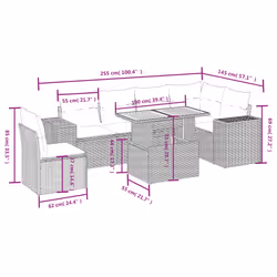 VidaXL 3272648 set mobili da esterno