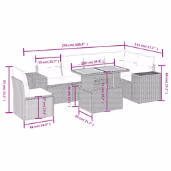 VidaXL 3272652 set mobili da esterno - Vista aggiuntiva 3