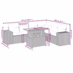 VidaXL 3272658 set mobili da esterno