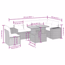 VidaXL 3272662 set mobili da esterno