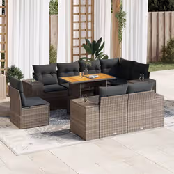 VidaXL 3272733 set mobili da esterno Grigio scuro - Vista aggiuntiva 2