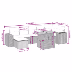 VidaXL 3272743 set mobili da esterno - Vista aggiuntiva 3