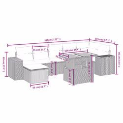 VidaXL 3272746 set mobili da esterno - Vista aggiuntiva 3