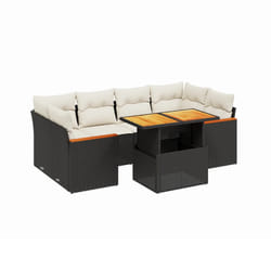 VidaXL 3272974 set mobili da esterno Crema, Bianco