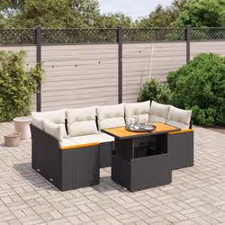 VidaXL 3272974 set mobili da esterno Crema, Bianco - Vista aggiuntiva 2